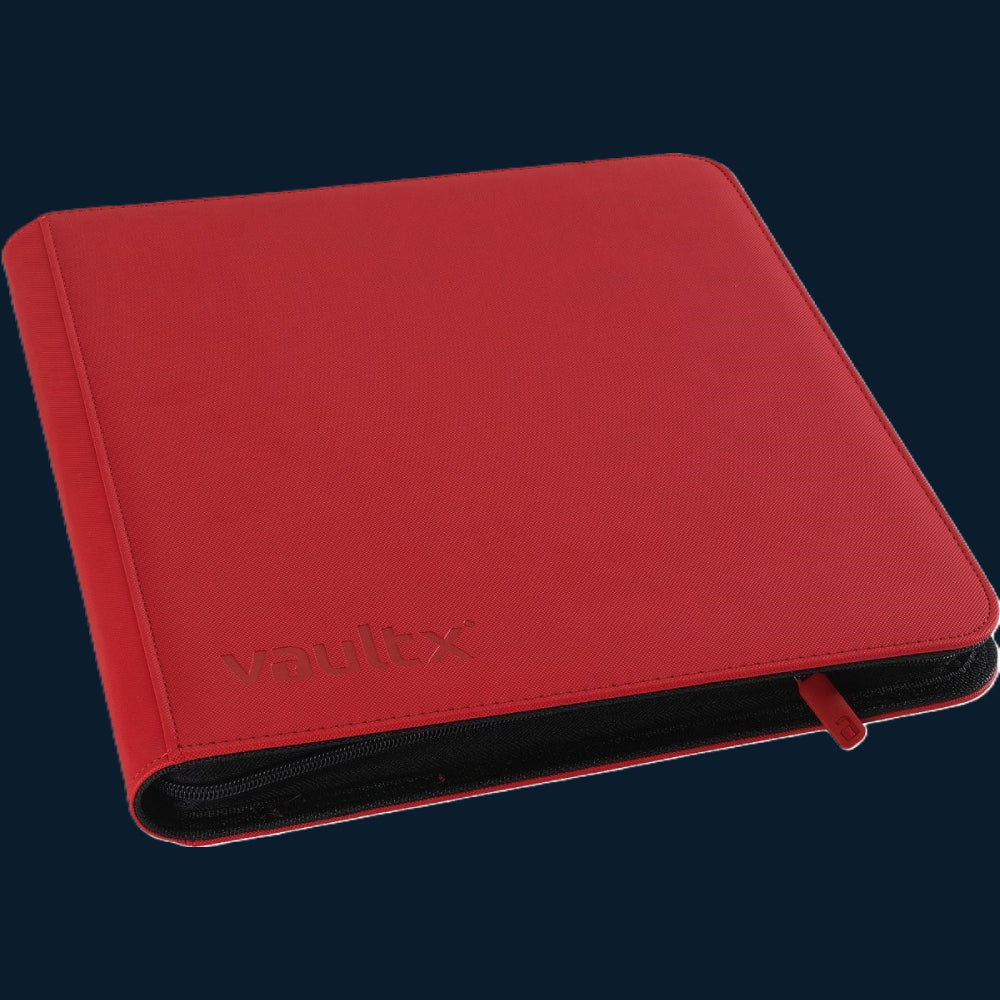 Vault X 12-Pocket Exo-Tec® Zip Binder Rood 480 Kaarten