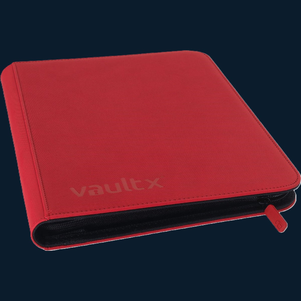Vault X 9-Pocket Exo-Tec® Zip Binder Rood 360 Kaarten