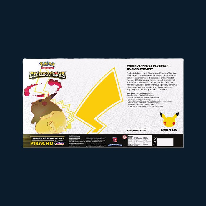 Pokémon 25th Celebrations Premium Figure Collection Pikachu Box