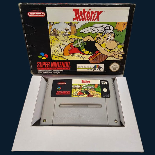 Super Nintendo SNES First edition FAH release Asterix 1995