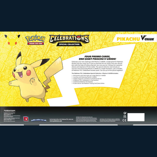 Pokémon 25th Celebrations Pikachu V-Union Special Collection Box