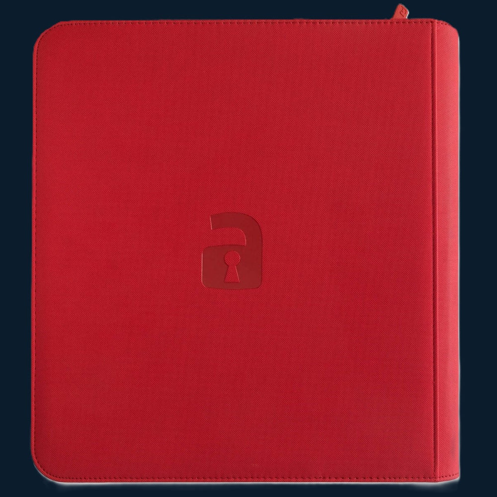 Vault X 12-Pocket Exo-Tec® Zip Binder Rood 480 Kaarten
