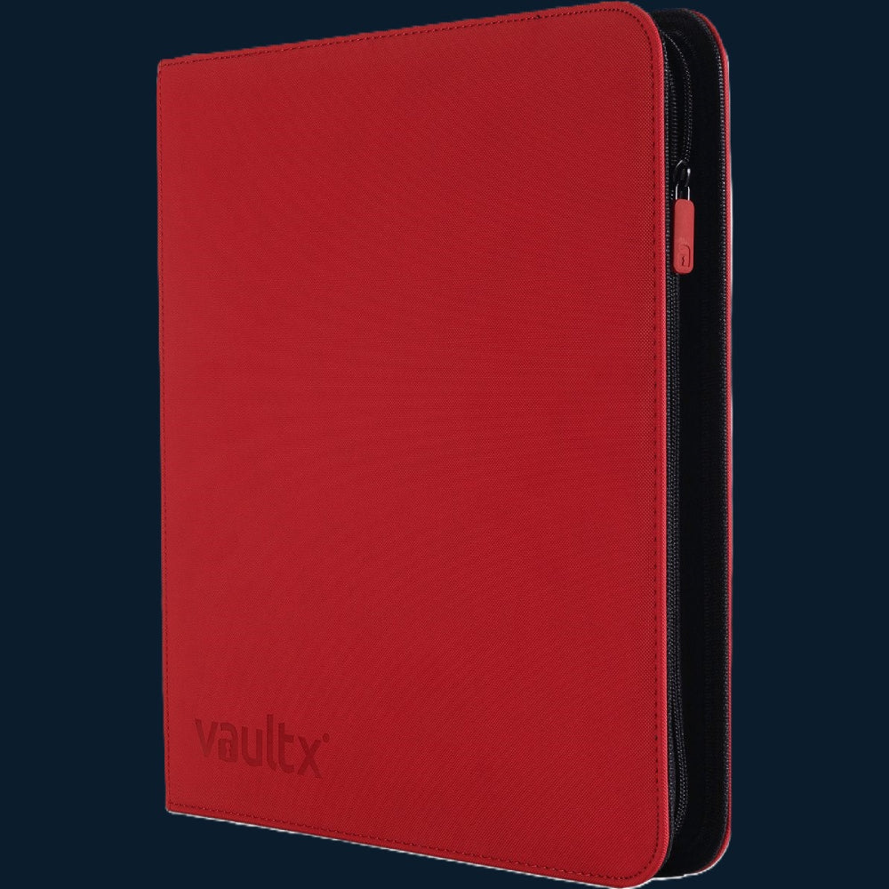 Vault X 12-Pocket Exo-Tec® Zip Binder Rood 480 Kaarten