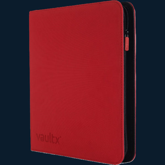 Vault X 12-Pocket Exo-Tec® Zip Binder Rood 480 Kaarten