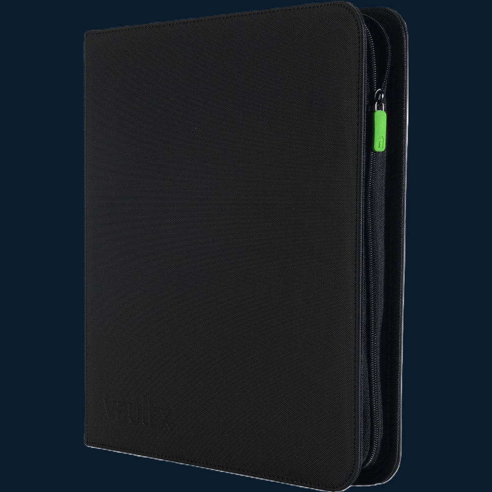 Vault X 12-Pocket Exo-Tec® Zip Binder Zwart 480 Kaarten