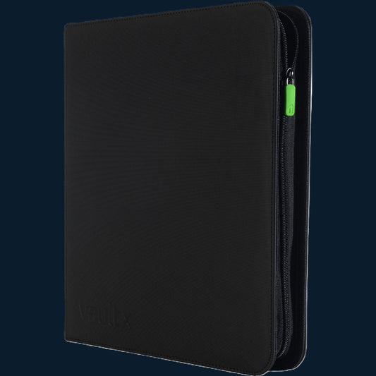 Vault X 12-Pocket Exo-Tec® Zip Binder Zwart 480 Kaarten