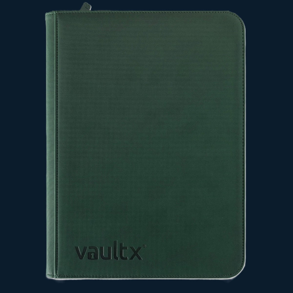 Vault X 9-Pocket Exo-Tec® Zip Binder Groen 360 Kaarten