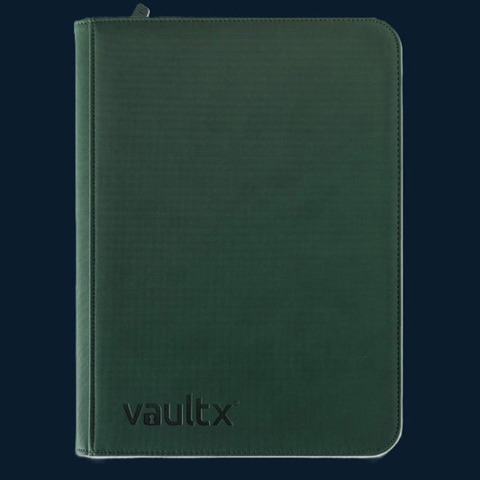 Vault X 9-Pocket Exo-Tec® Zip Binder Groen 360 Kaarten