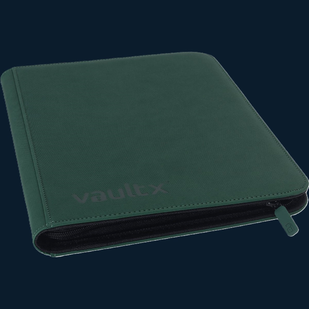 Vault X 9-Pocket Exo-Tec® Zip Binder Groen 360 Kaarten