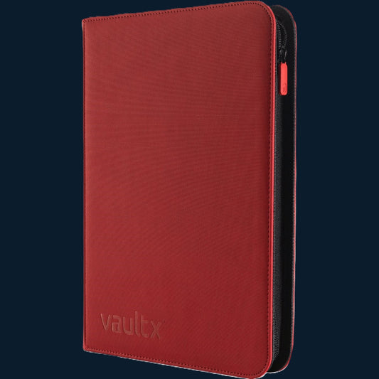 Vault X 9-Pocket Exo-Tec® Zip Binder Rood 360 Kaarten