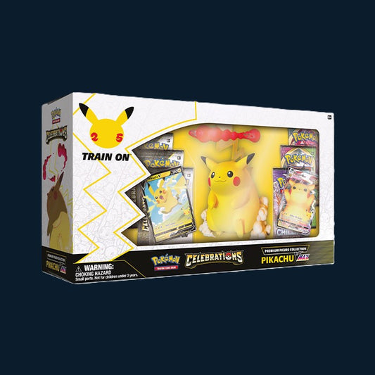Pokémon 25th Celebrations Premium Figure Collection Pikachu Box