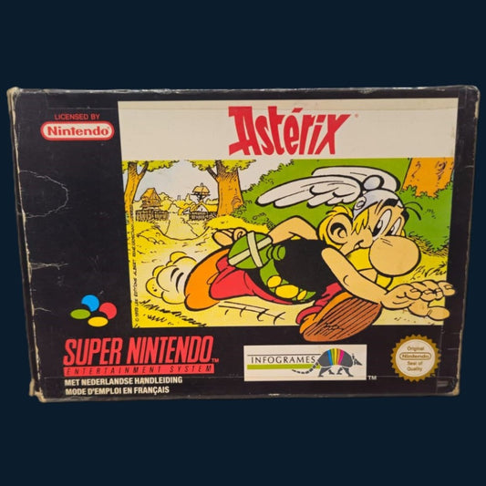 Super Nintendo SNES First edition FAH release Asterix 1995