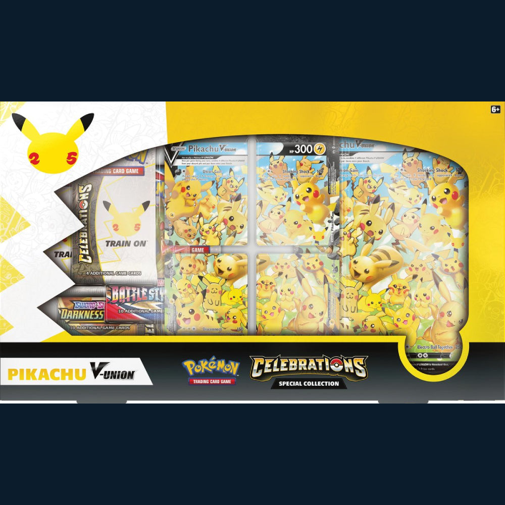 Pokémon 25th Celebrations Pikachu V-Union Special Collection Box