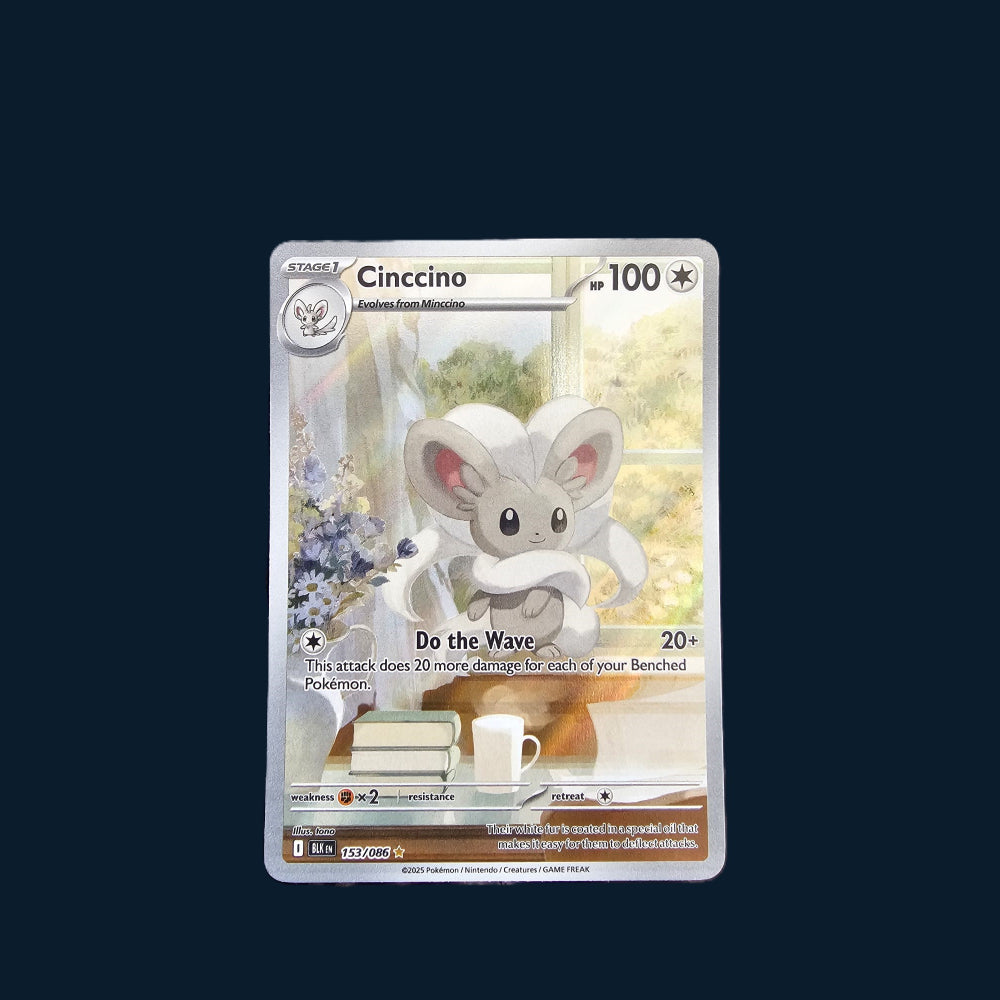 Pokémon Scarlet & Violet Cinccino BLK153 Illustration Rare