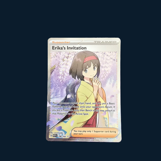 Pokémon Scarlet & Violet Erika's Invitation MEW196 Ultra Rare