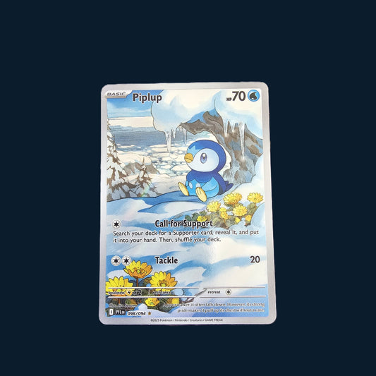 Pokémon Mega Evolution Piplup PFL098 Illustration Rare