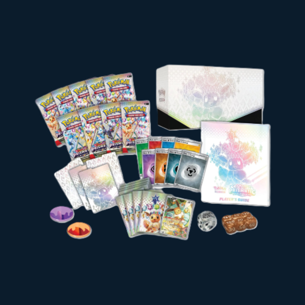 Pokémon Scarlet & Violet Prismatic Evolutions Elite Trainer Box