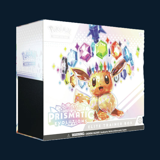 Pokémon Scarlet & Violet Prismatic Evolutions Elite Trainer Box
