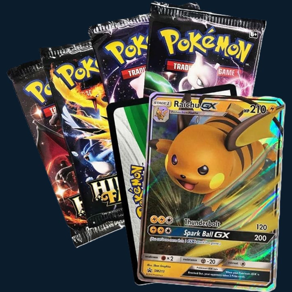Pokémon Sun & Moon Hidden Fates Raichu GX tin
