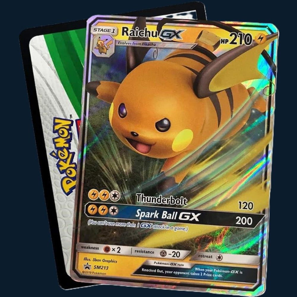 Pokémon Sun & Moon Hidden Fates Raichu GX tin